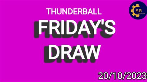 thunderball draw today|Thunderball Results .